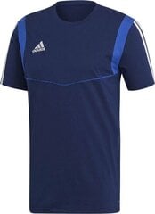 Мужская футболка Adidas Tiro, синяя цена и информация | Футбольная форма и другие товары | kaup24.ee