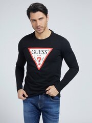 Мужская футболка с длинными рукавами Guess M1RI31*JBLK, m JBLK 7618483101959 цена и информация | Meeste T-särgid | kaup24.ee