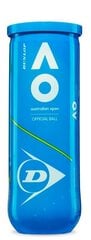 Теннисный мяч Dunlop Australian Open UpperMid 3-tube ITF цена и информация | Товары для большого тенниса | kaup24.ee