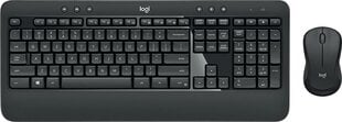 Беспроводная клавиатура Logitech MK545 Advanced Combo, черная цена и информация | Клавиатура с игровой мышью 3GO COMBODRILEW2 USB ES | kaup24.ee