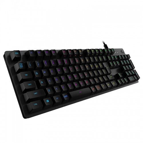 Mänguriklaviatuur Logitech G512 (Blue Switch), must hind ja info | Klaviatuurid | kaup24.ee