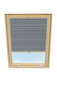 Plisseeritud kardin katuseaknale Velux, 78x140 cm, hall B-308000 hind ja info | Rulood | kaup24.ee