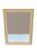 Штора плиссе на мансардное окно Velux, 94x140 см, Sand B-306000 цена и информация | Рулонные шторы | kaup24.ee