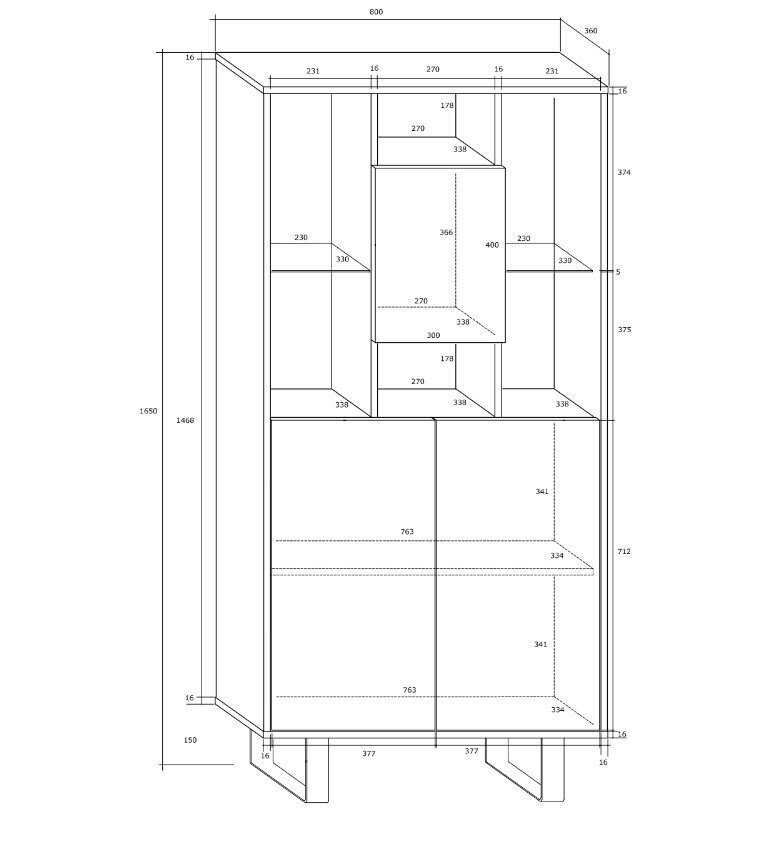 Riiul King 5, valge/must hind ja info | Riiulid | kaup24.ee