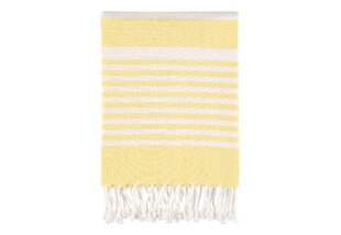 4Living Hamam rätik Stripe, kollane, 80 x 150 cm hind ja info | Rätikud, saunalinad | kaup24.ee