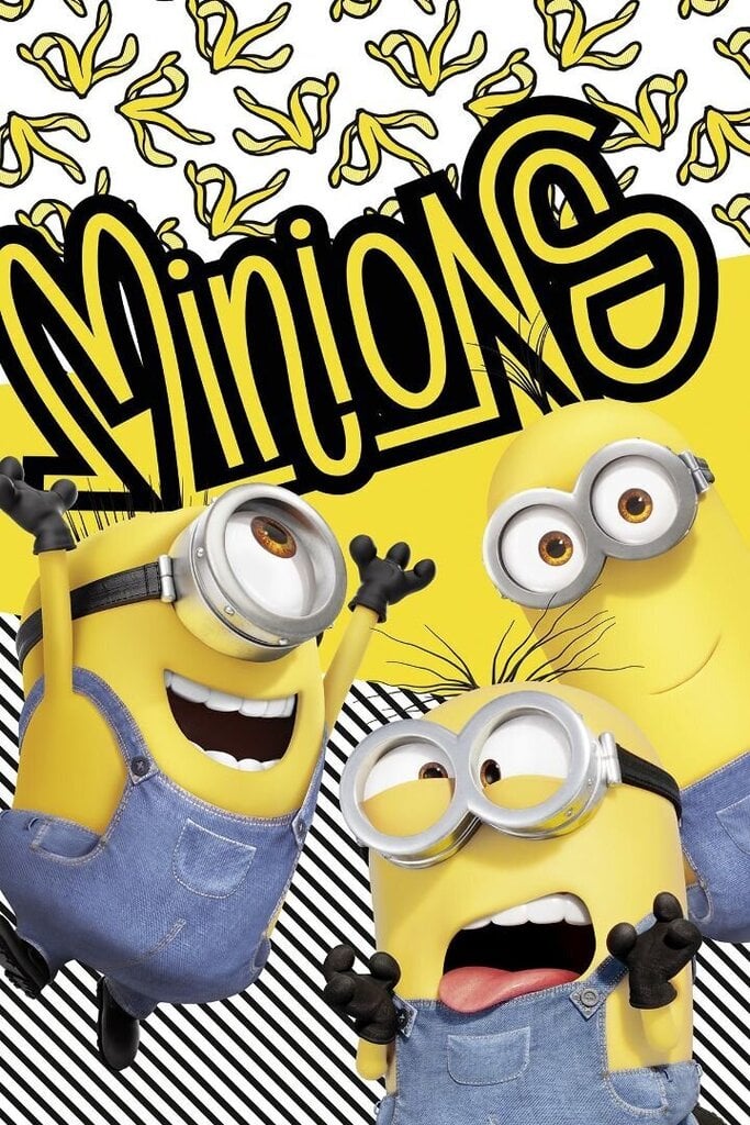 Pleed Minions 100 x 150 cm hind ja info | Voodikatted, pleedid | kaup24.ee