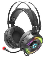 Speedlink kõrvaklapid + mikrofon Quyre RGB 7.1, must (SL-860006-BK) цена и информация | Наушники | kaup24.ee