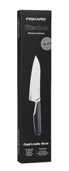 Нож повара Fiskars Titanium 15 см цена и информация | Ножи и аксессуары для них | kaup24.ee