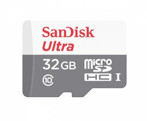 Mälukaart SanDisk Ultra microSDHC 32GB 48MB/s UHS-I Class 10 hind ja info | Mobiiltelefonide mälukaardid | kaup24.ee