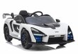 Elektriline McLaren Senna, valge hind ja info | Laste elektriautod | kaup24.ee