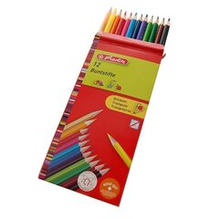 Herlitz Карандаши цветные, треугольная форма, 12 цветов цена и информация | Принадлежности для рисования, лепки | kaup24.ee