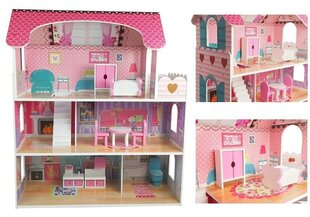 Деревянный дом для кукол Milena цена и информация | Игрушки для девочек | kaup24.ee