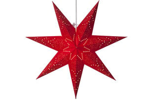 Täht Sensy 54cm, punane hind ja info | Jõulukaunistused | kaup24.ee