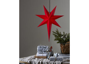 Täht Rozen 55cm, punane hind ja info | Jõulukaunistused | kaup24.ee