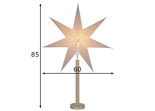 Täht Elice jalaga, naturaalne цена и информация | Jõulukaunistused | kaup24.ee