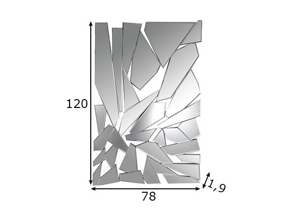 Seinapeegel hind ja info | Peeglid | kaup24.ee