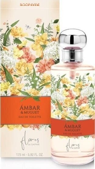 Tualettvesi Saphir Ambar&Muguet EDT naistele, 175 ml цена и информация | Naiste parfüümid | kaup24.ee