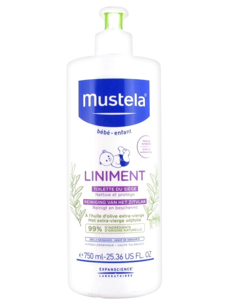 Pumbaga puhastav emulsioon beebi tagumikule Mustela Bebe Enfant Liniment, 750 ml hind ja info | Laste ja ema kosmeetika | kaup24.ee