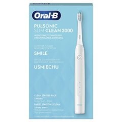 Oral-B Pulsonic Slim Clean 2000 цена и информация | Электрические зубные щетки | kaup24.ee