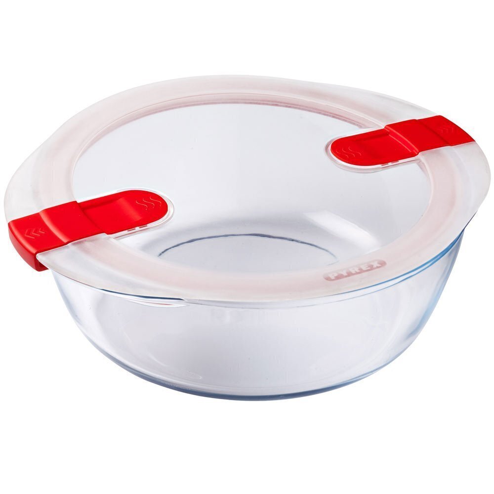 Pyrex kuumakindel toidu säilituskauss Cook & Heat, 2,3 l цена и информация | Toidu säilitusnõud | kaup24.ee