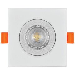 Laevalgusti Avide Led 7W 4000K, 90x90mm, ruut цена и информация | Монтируемые светильники, светодиодные панели | kaup24.ee