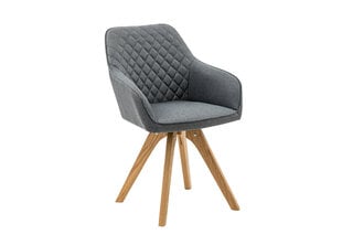 Комплект стульев 2шт., серый цена и информация | Стулья для кухни и столовой | kaup24.ee