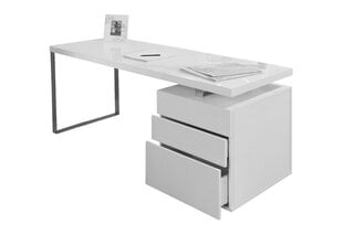 Письменный стол, белый цена и информация | Компьютерные, письменные столы | kaup24.ee