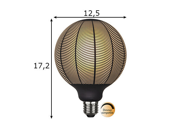 Dekoratiivne elektrupirn E27, 4W цена и информация | Lambipirnid, lambid | kaup24.ee