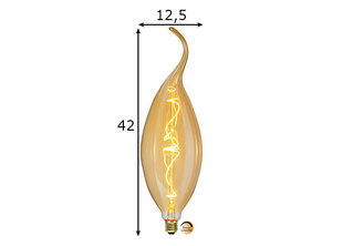 Dekoratiivne LED elektripirn E27, 4,5W hind ja info | Lambipirnid, lambid | kaup24.ee