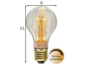 Dekoratiivne LED pirn E27 2,3W hind ja info | Lambipirnid, lambid | kaup24.ee