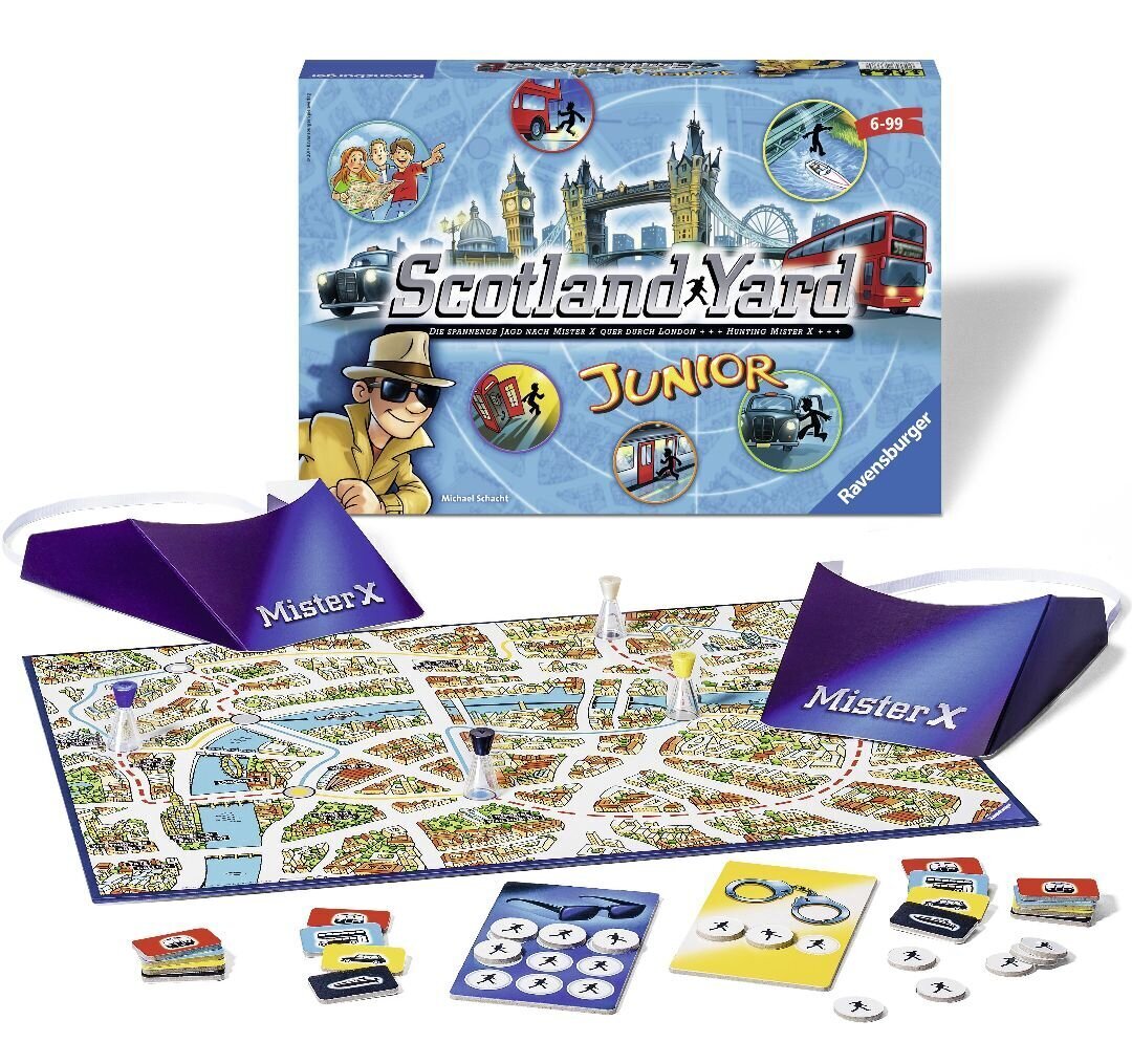 Lauamäng Ravensburger Scotland Yard Juunior hind ja info | Lauamängud ja mõistatused | kaup24.ee