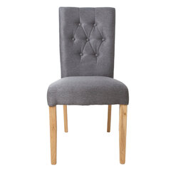 Обеденный стул Queen, 64x46xH102 см, серый цвет цена и информация | Стулья для кухни и столовой | kaup24.ee