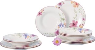 Villeroy & Boch комплект посуды из 12 частей Mariefleur Basic цена и информация | Посуда, тарелки, обеденные сервизы | kaup24.ee