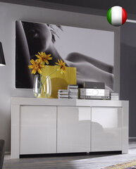 Комод Amalfi, белый глянцевый цена и информация | Комоды | kaup24.ee