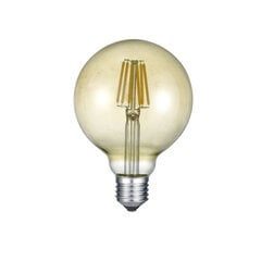 Valgusallikas Globe suur LED filament E27 6W 420lm 2700K tume hind ja info | Lambipirnid, lambid | kaup24.ee