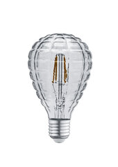 Valgusallikas cristal ümar LED filament 903 E27 4W 140lm 3000K smoke цена и информация | Лампочки | kaup24.ee