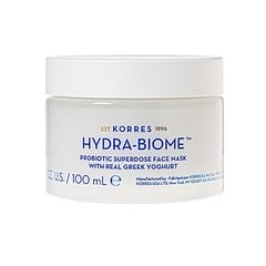 Korres Greek Yoghurt Hydra-Biome näomask 100 ml цена и информация | Маски для лица, патчи для глаз | kaup24.ee