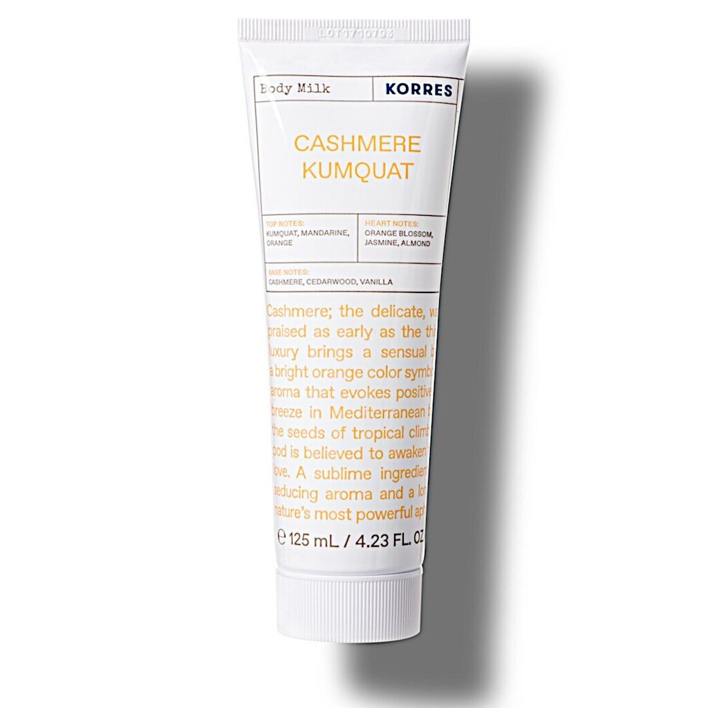 Korres Cashmere Kumquat ihupiim 125 ml hind ja info | Lõhnastatud kosmeetika naistele | kaup24.ee