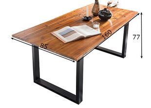 Стол, 160x85 см цена и информация | Кухонные и обеденные столы | kaup24.ee