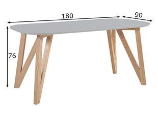 Стол 180x90 см цена и информация | Кухонные и обеденные столы | kaup24.ee