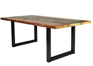 Oбеденный стол Tisch 100x180 см, антично-черный цена и информация | Кухонные и обеденные столы | kaup24.ee
