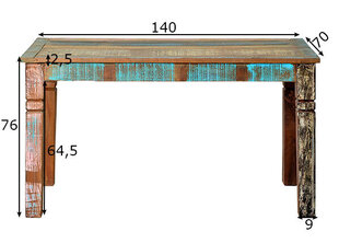 Oбеденный стол Riverboat 140x70 см цена и информация | Кухонные и обеденные столы | kaup24.ee