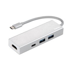 USB-C Hub Hama 2x USB 3.1, USB-C ja HDMI hind ja info | USB jagajad, adapterid | kaup24.ee