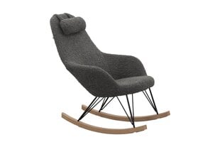Кресло-качалка, серое  цена и информация | Кресла в гостиную | kaup24.ee