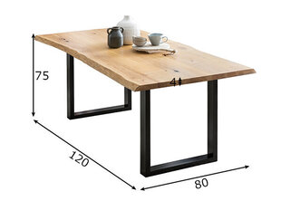 Обеденный стол 80x120 см цена и информация | Кухонные и обеденные столы | kaup24.ee