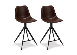 Барные стулья Isabel, 2 шт., коричневые цена и информация | Стулья для кухни и столовой | kaup24.ee