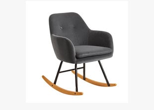 Кресло-качалка, темно-серый цена и информация | Кресла для отдыха | kaup24.ee