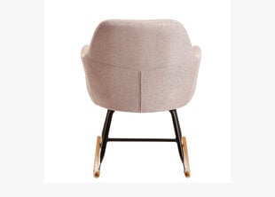 Кресло-качалка Malmo, розовое цена и информация | Кресла в гостиную | kaup24.ee