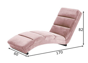 Шезлонг SalesFever 387542, розовый цена и информация | Кресла в гостиную | kaup24.ee