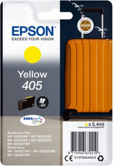 Картридж с оригинальными чернилами Epson 405: Цвет - Жёлтый цена и информация | Аксессуары для принтера | kaup24.ee